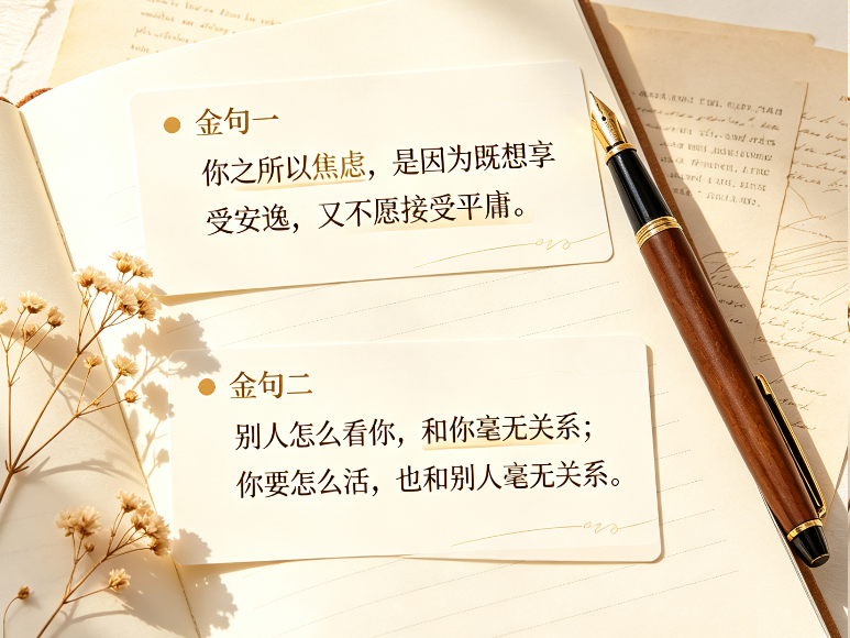 那些让人瞬间清醒的句子,读一遍就忘不了